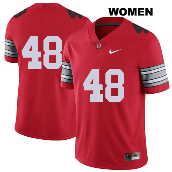 Ohio State Buckeyes Women's Tate Duarte #48 Red Authentic Nike 2018 Spring Game No Name College NCAA Stitched Football Jersey YX19D67KS